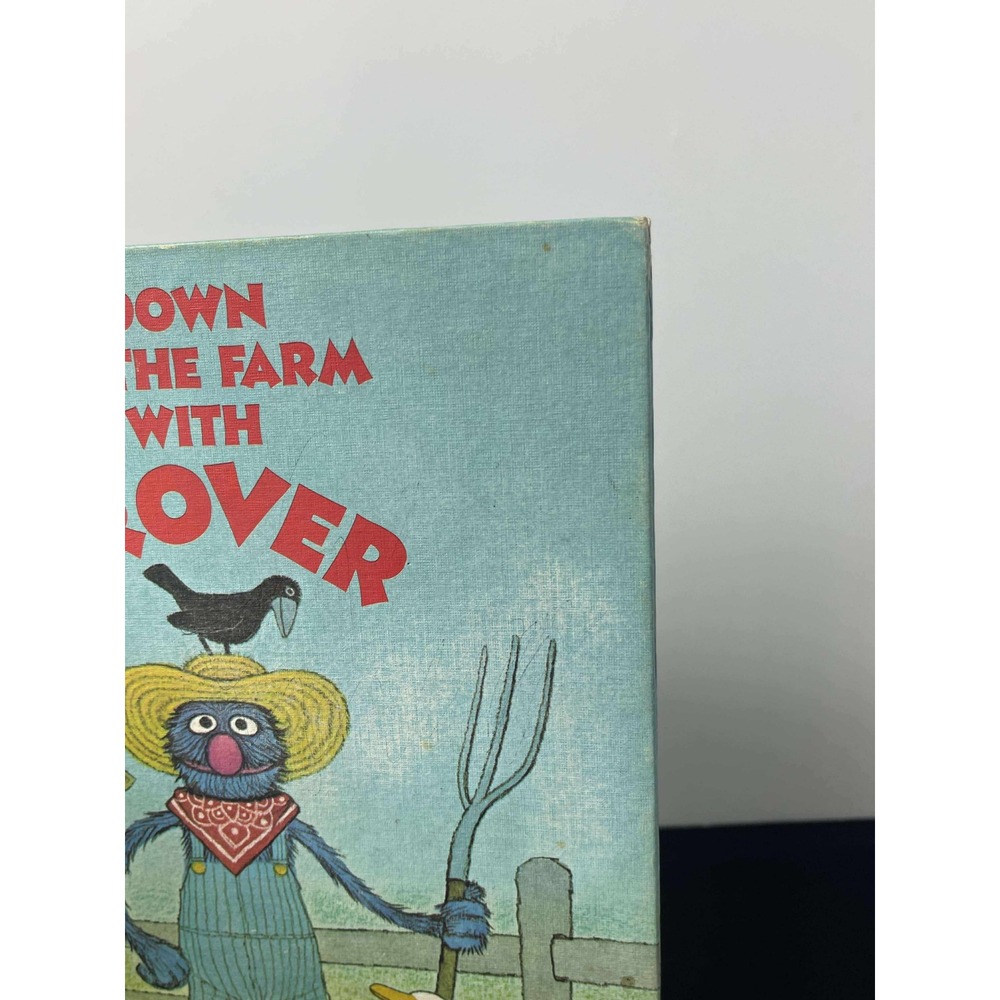 Sesame Street Golden Press Book‎ Down on the Farm with Grover 1980 Vintage - Picture 3 of 6